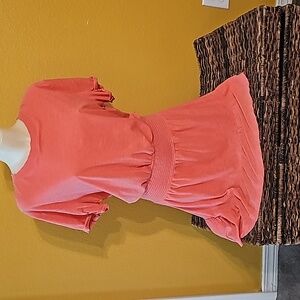 Size Lg summer peach dress by Nation
